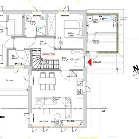 Barkley Reethaus Holiday home Gross Schwansee